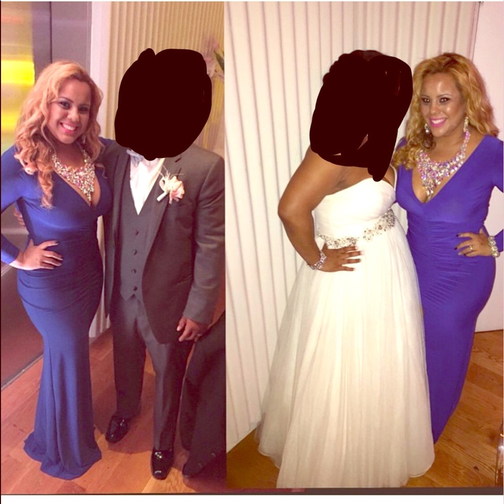 Navy Blue long Dress